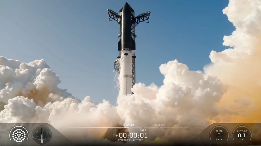 Starship успішно виконав 13-й політ: перші супутники Starlink V3 на орбіті та найм'якіше приводнення в історії